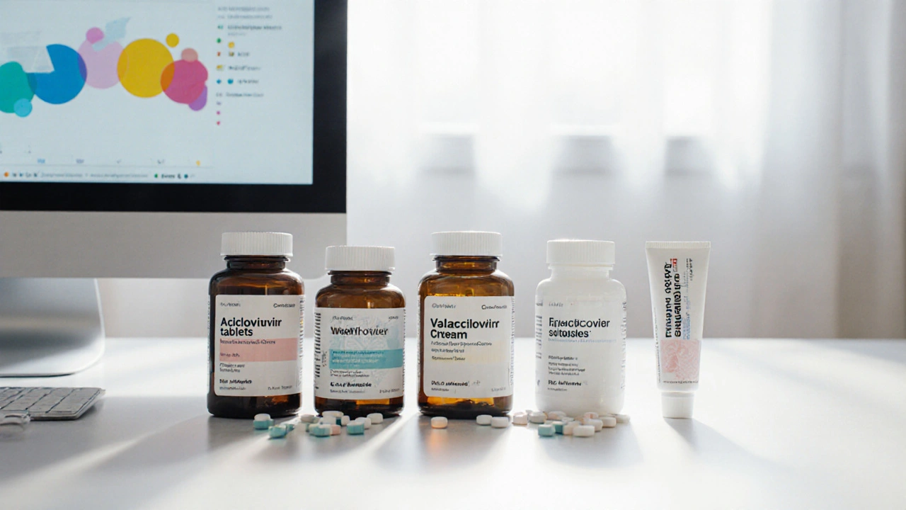 Aciclovir vs. Valacyclovir, Famciclovir & Other Antivirals - Full Comparison