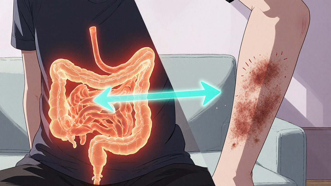 Eczema and IBS: How Gut Health Affects Skin Flare‑Ups