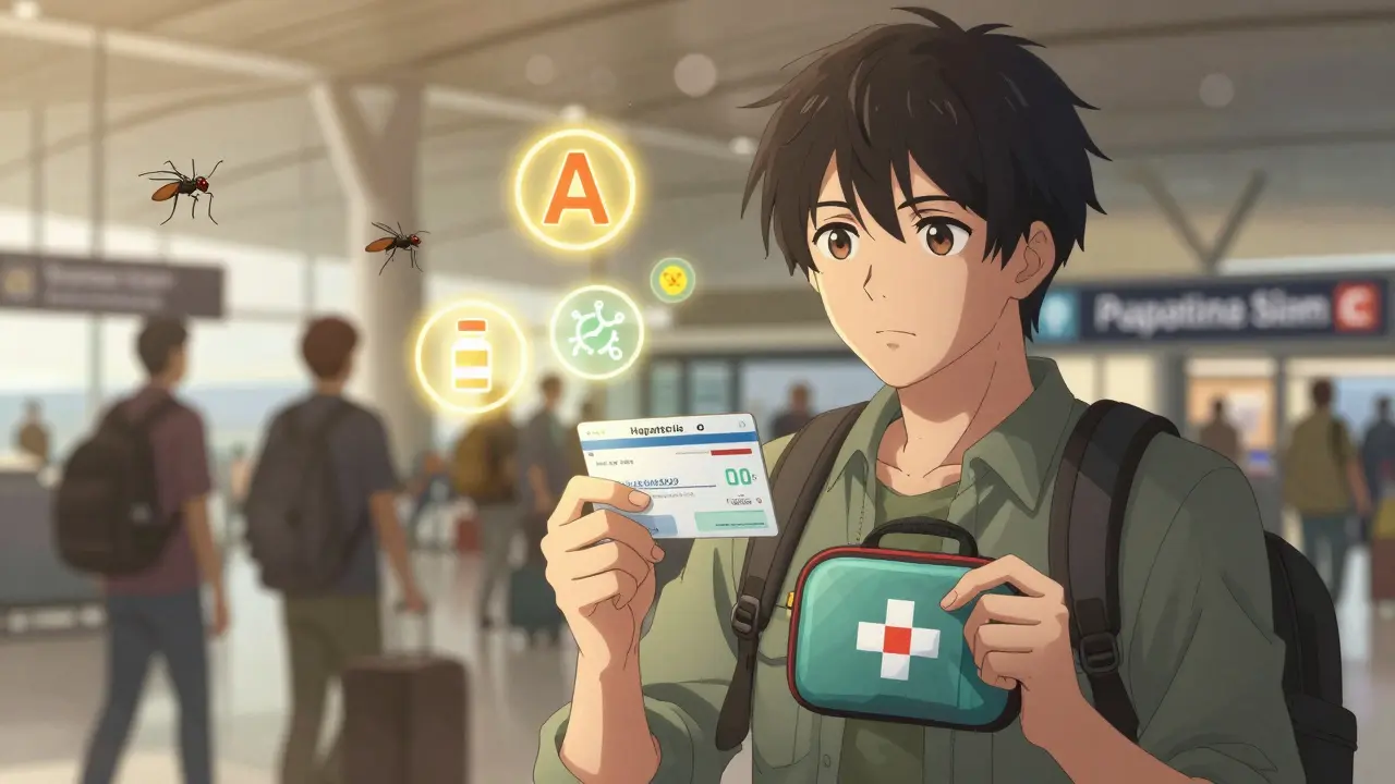 Travel Medicine: Vaccines, Malaria Prophylaxis, and Safe Food Practices for International Trips