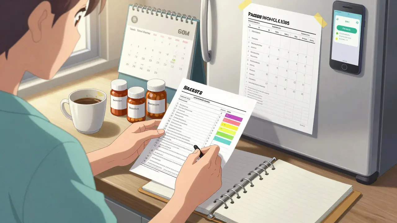 How to Organize a Medication List for Caregivers and Family